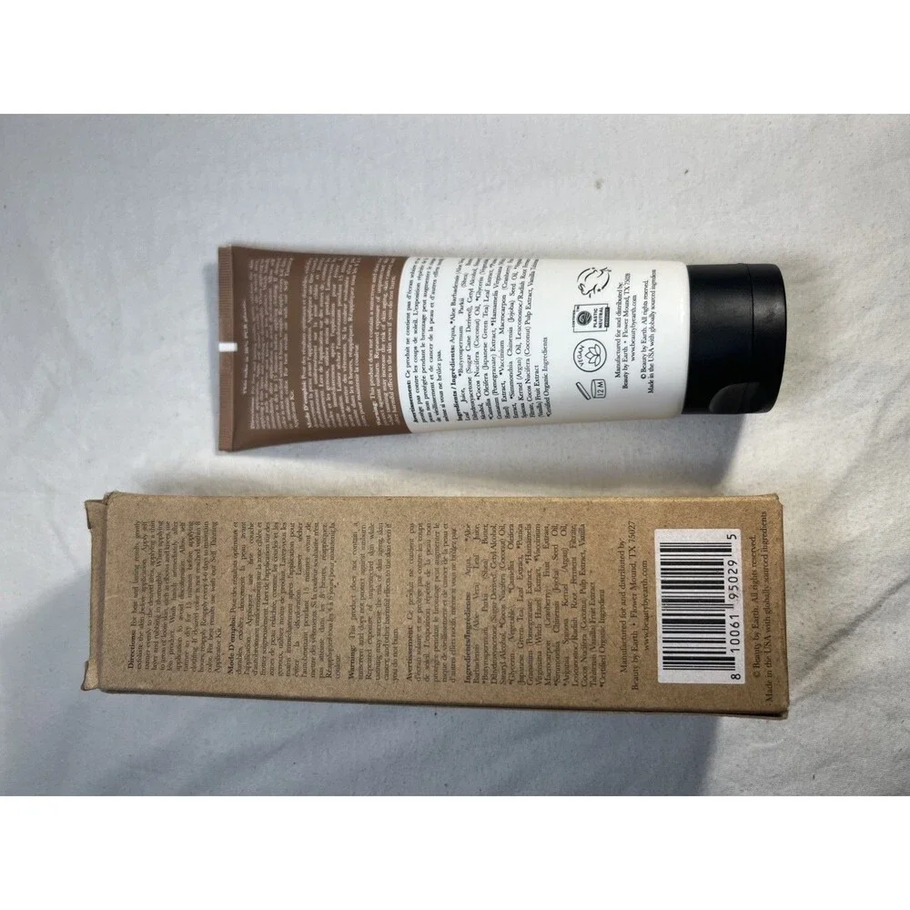 Beauty By Earth Self Tanning Lotion Medium To Dark 7.5 oz New In Box -Ships Free